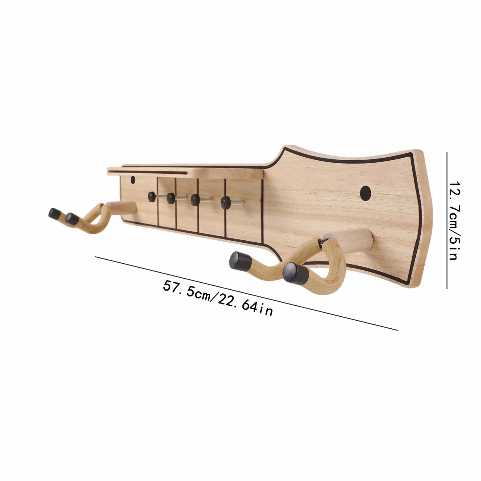 Uroczy drewniany stojak na gitarę, hak ścienny z gitarą, uchwyt ścienny gitarowy hak gitarowy wieszak na gitarę, wieszak na gitarę elektryczną, drewniany stojak gitarowy uchwyt gitarowy, haczyki do
