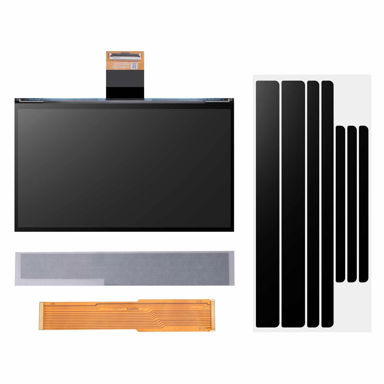 ELEGOO Monochromatyczny ekran LCD 10", 12 K, do drukarek 3D Saturn 4 i Saturn 4, o wysokiej rozdzielczości 11520 x 5120 i wytrzymałym ochronnym szkłem hartowanym 9H