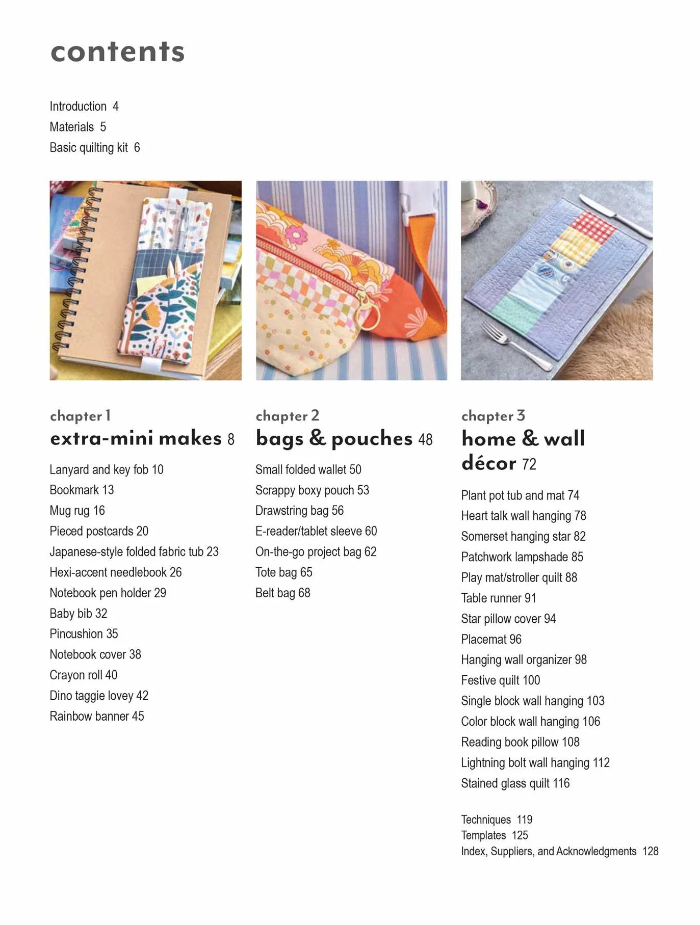 Mini Quilting: 35 Modern Projects: Quick-To-Sew Designs to Use Up Fabric from Your Stash