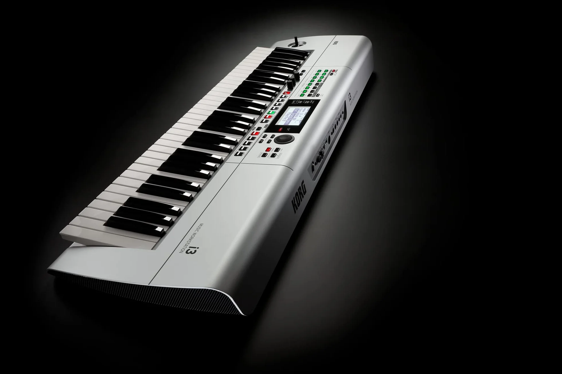 Korg I3 Pianino Cyfrowe, Srebrny, 61 klawiszy