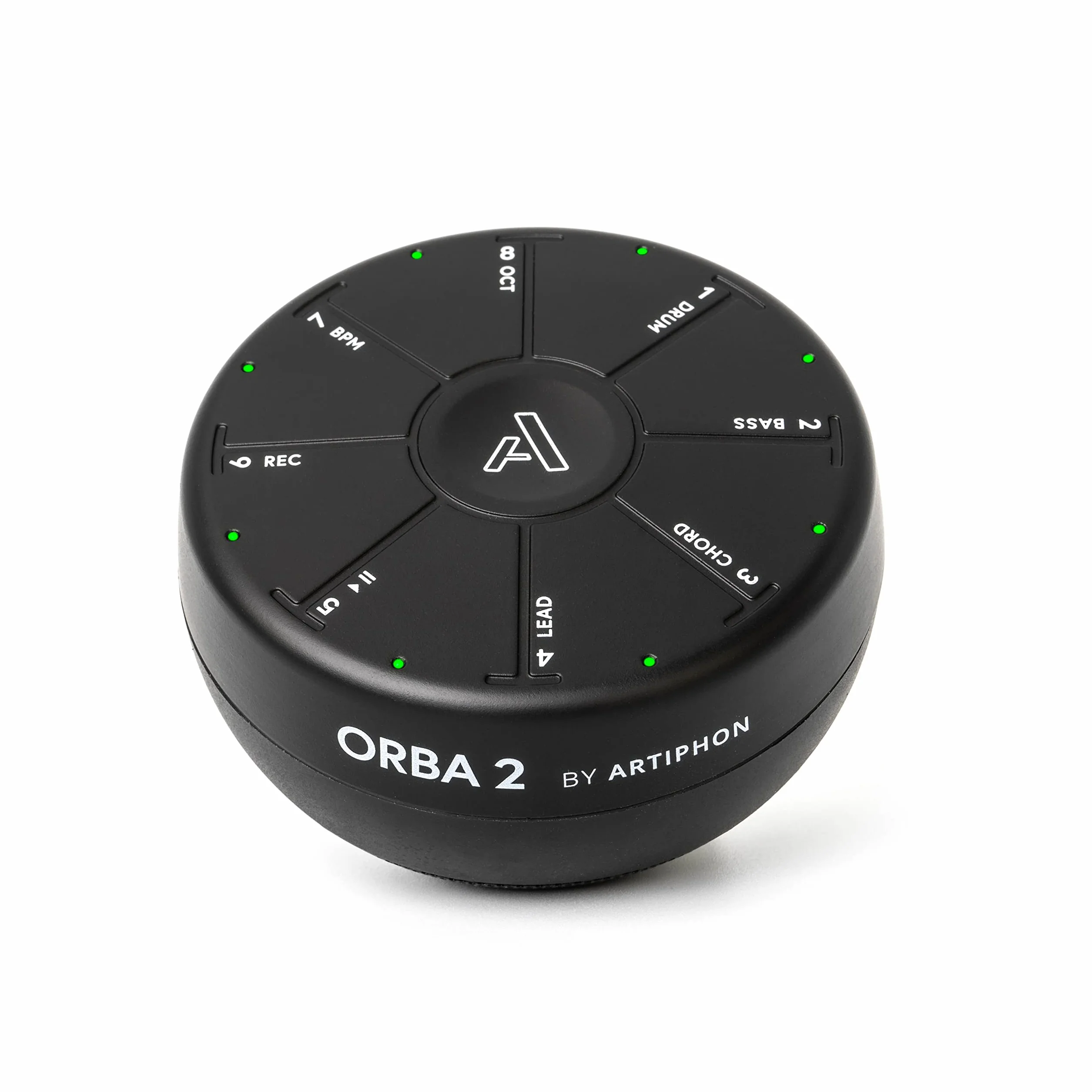 Artiphon Orba 2 Kontroler Midi, Czarny, 7,62 x 7,62 x 5,08 cm