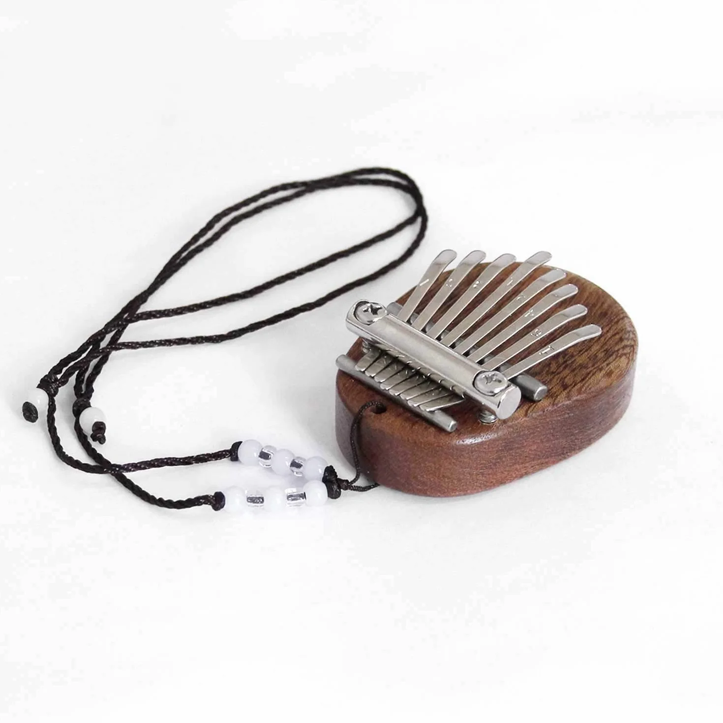Mini kalimba 8 klawiszy z wysokiej jakości drewna mahoniowego