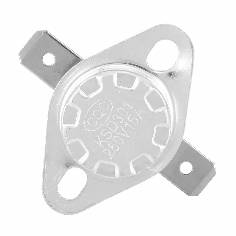 5 sztuk przełącznik termostatu KSD301 normalny zamknięty przełącznik kontroli temperatury termostat 250V 15A (85°C)