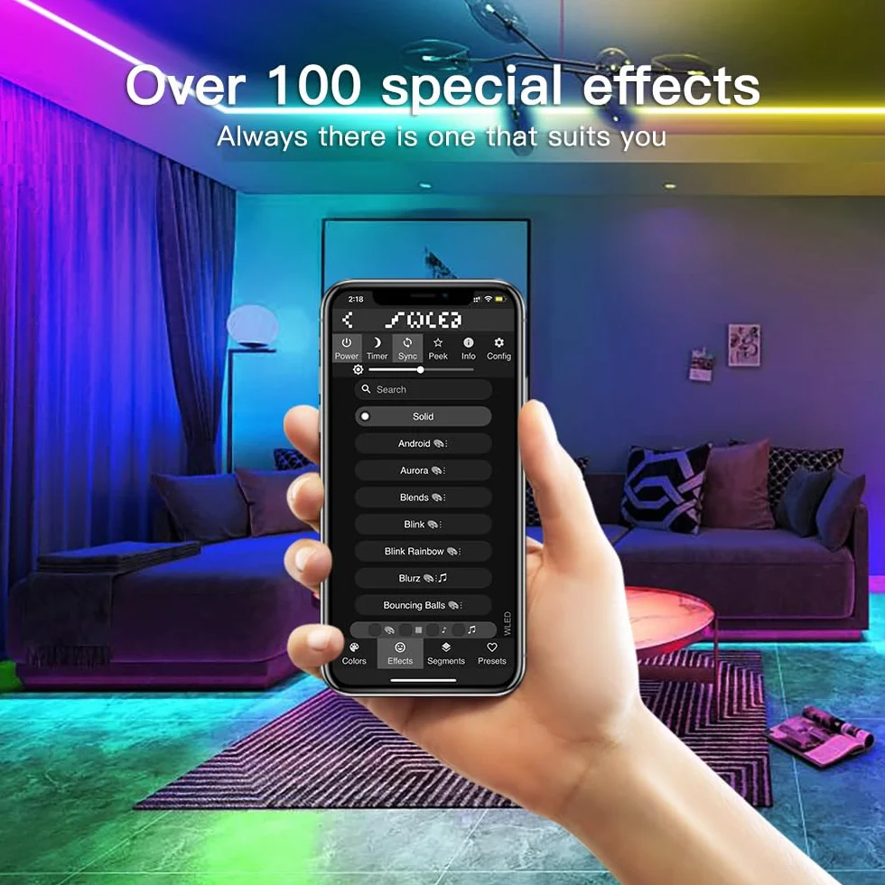 GLEDOPTO ESP32 WLED Kontroler cyfrowy LED Strip Light Controller z funkcją MIC UART Pobierz DC5-24V DIY efekt świetlny 100 + wsparcie WS2811, SK6812, SM16703P, WS2812B Adressabel Listwy świetlne