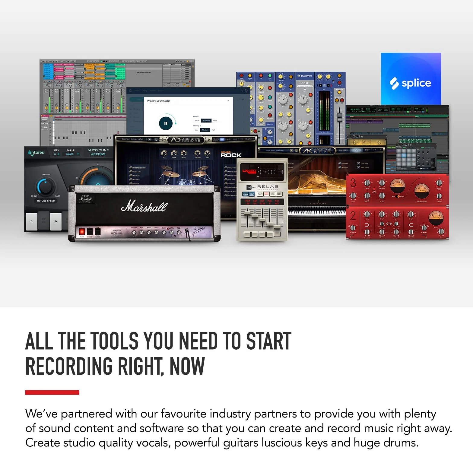 Focusrite Scarlett Solo 3. generacji, Interfejs USB Audio, dla gitarzystów, wokalistów, podcasterów lub producentów, dźwięk o jakości studyjnej, czerwony