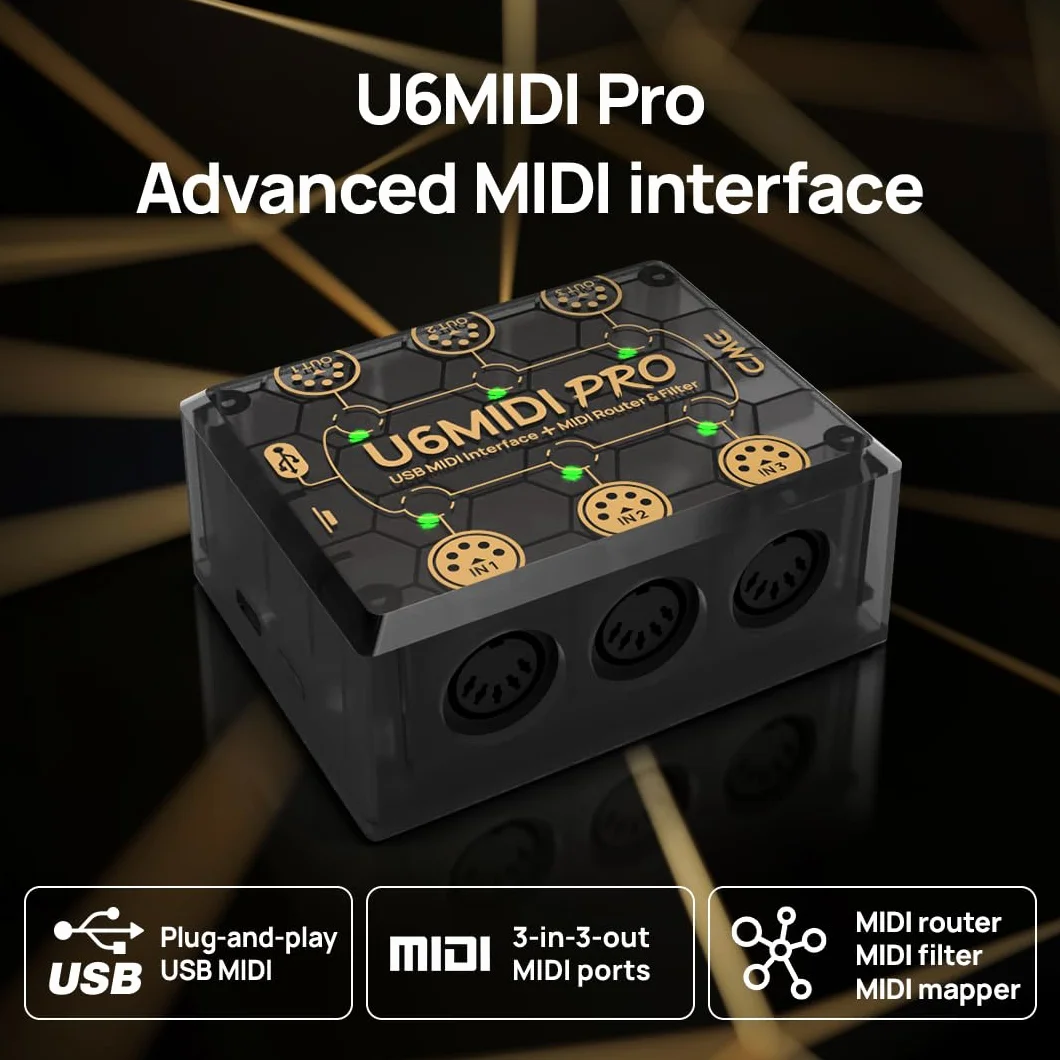 CME U6MIDI Pro - Urządzenie MIDI do keyboardów