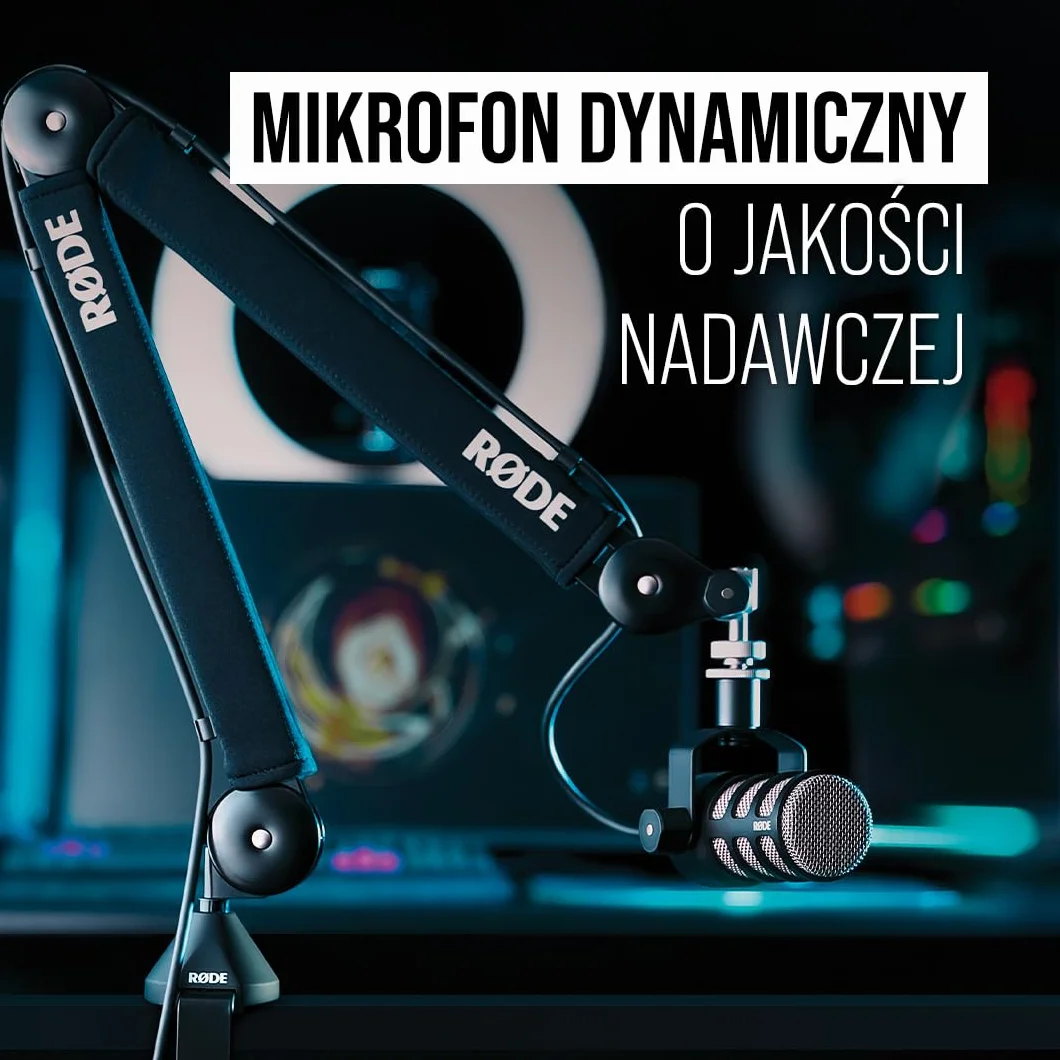 RØDE Podmic Mikrofon Dynamiczny, Czarny