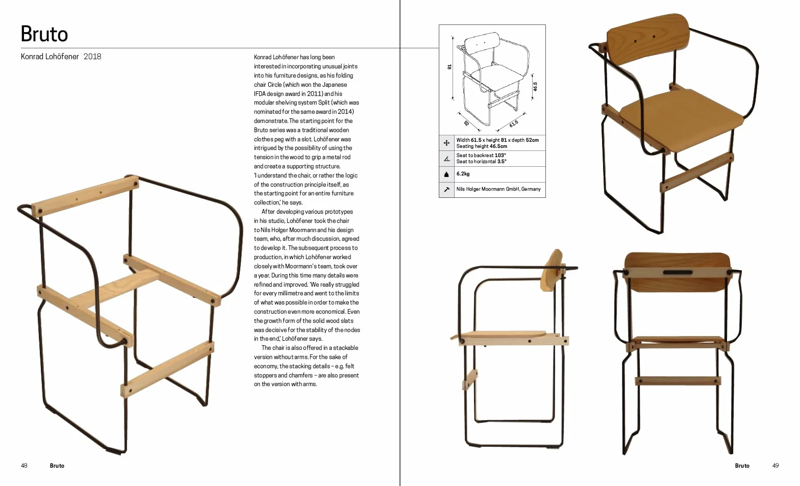 Chair Anatomy : Design and Construction (2nd ed) /anglais