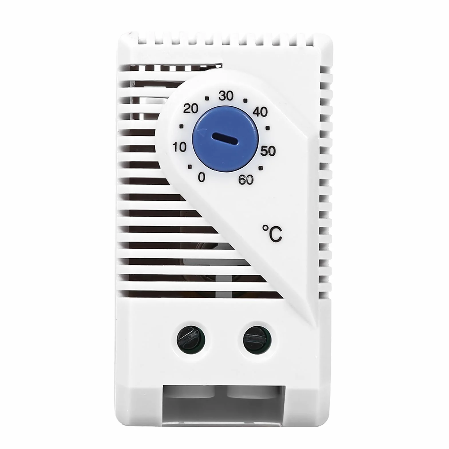 Mechaniczny termostat, regulowany 0-60 ℃ tworzywo sztuczne + regulator temperatury z elektronicznym wentylatorem filtra (KTS011)