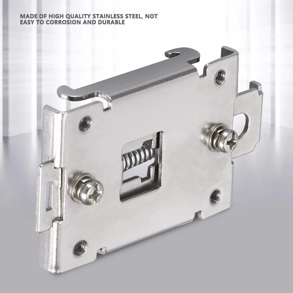 Crydom Ssr Relay Montaż na Szynie Din Adapter do Montażu na Szynie Din Stal Nierdzewna 1 szt. 35 Mm na szynę Din Naprawiono Przekaźnik Półprzewodnikowy Zacisk Zaciskowy z 2
