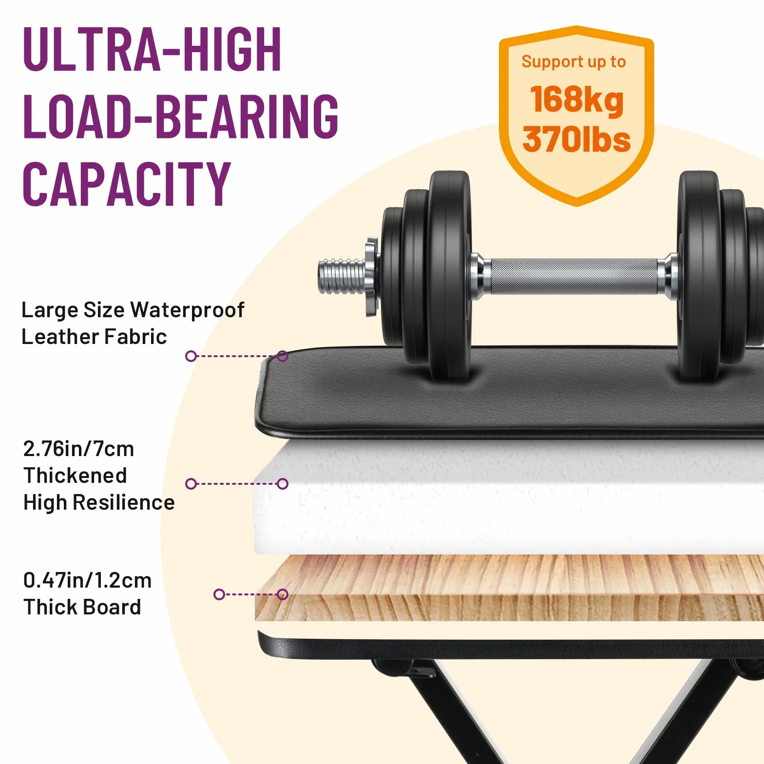 CAHAYA Premium Keyboard Ławka 7CM Wyściełana poduszka Grubość X-Style Ławka fortepianowa 3 Regulowana wysokość Klawiatura Premium Krzesło do elektronicznych klawiatur cyfrowych Fortepiany CY0296