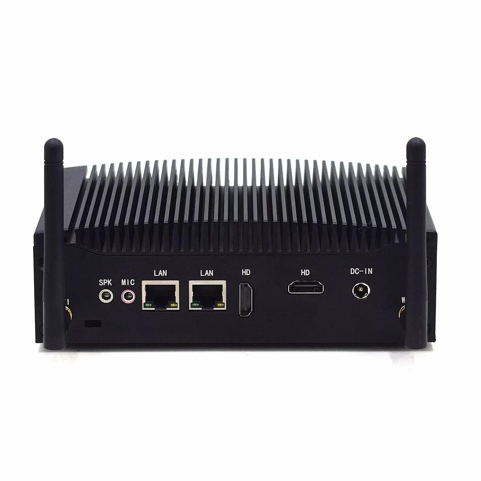 WEIDIAN Industrial Mini PC bez wentylatora Win11 Pro Core i5 8350U 16GB RAM 512GB SSD Mini Komputer 4K 2HD, 2x RS232 COM, 2x Gigabit Ethernet, 8USB VESA Komputer przemysłowy Auto Power On Wake on LAN