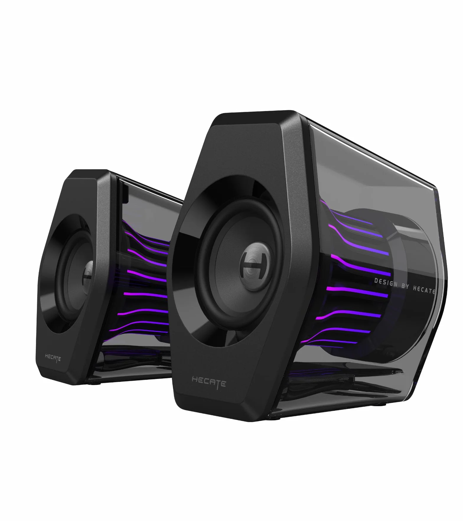 Edifer G2000 pro 2.0 głośnik gry rgb, maksymalna moc 64w, 270 ° tempoflow ™ Synchronizacja optyczna, dźwięk otoczenia wirtualny 7.1 - Bluetooth 5.4 / usb - C/aux dla PC, PS5 (Czarny)