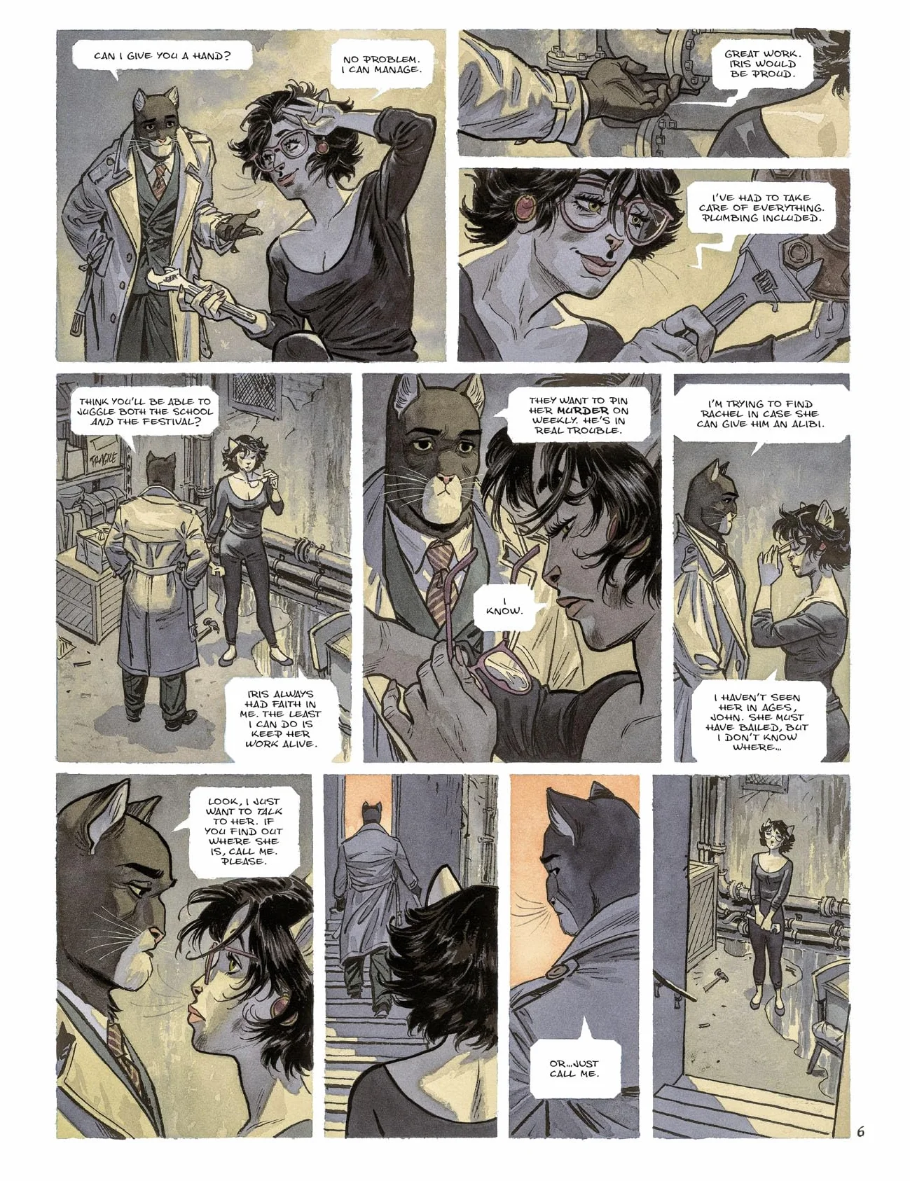 Blacksad: They All Fall Down · Part Two