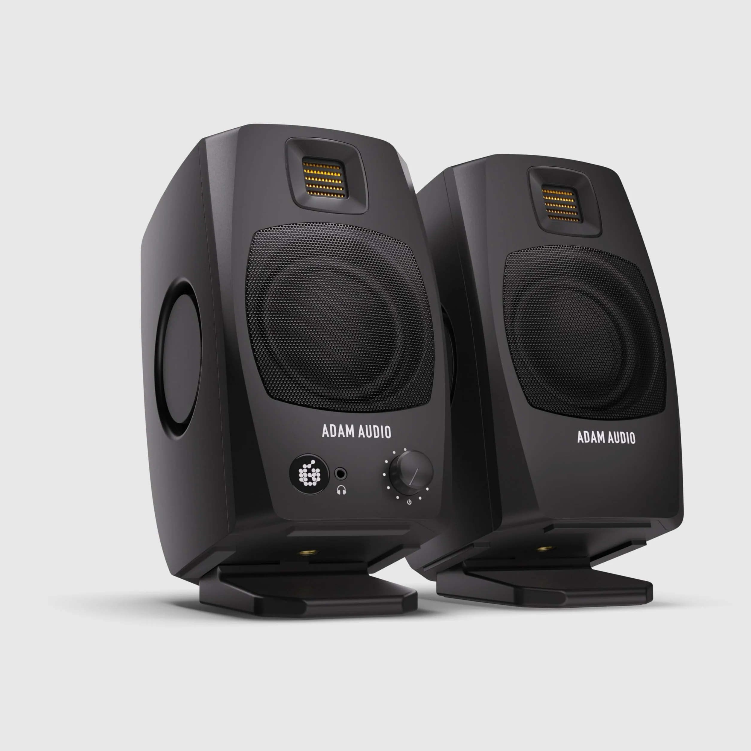 Biurkowy system aktywnych monitorów ADAM Audio D3V ze złączem USB-C (para, czarne)