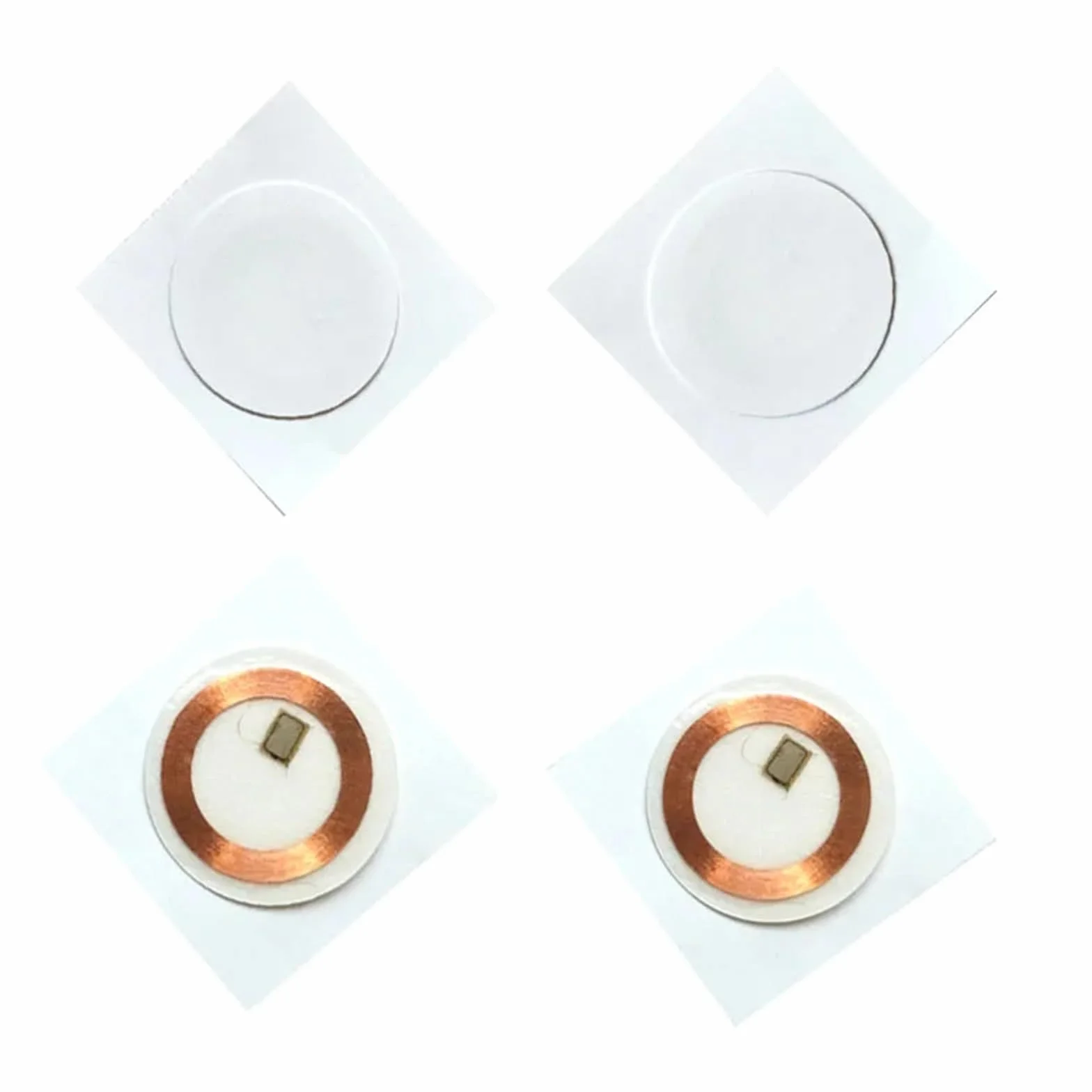 5/10PCS 25mm 125Khz RFID Tags EM4305 T5577 Writable Stickers Proximity Cards Rewritable Adhesive Label For RFID Copier(5pcs)