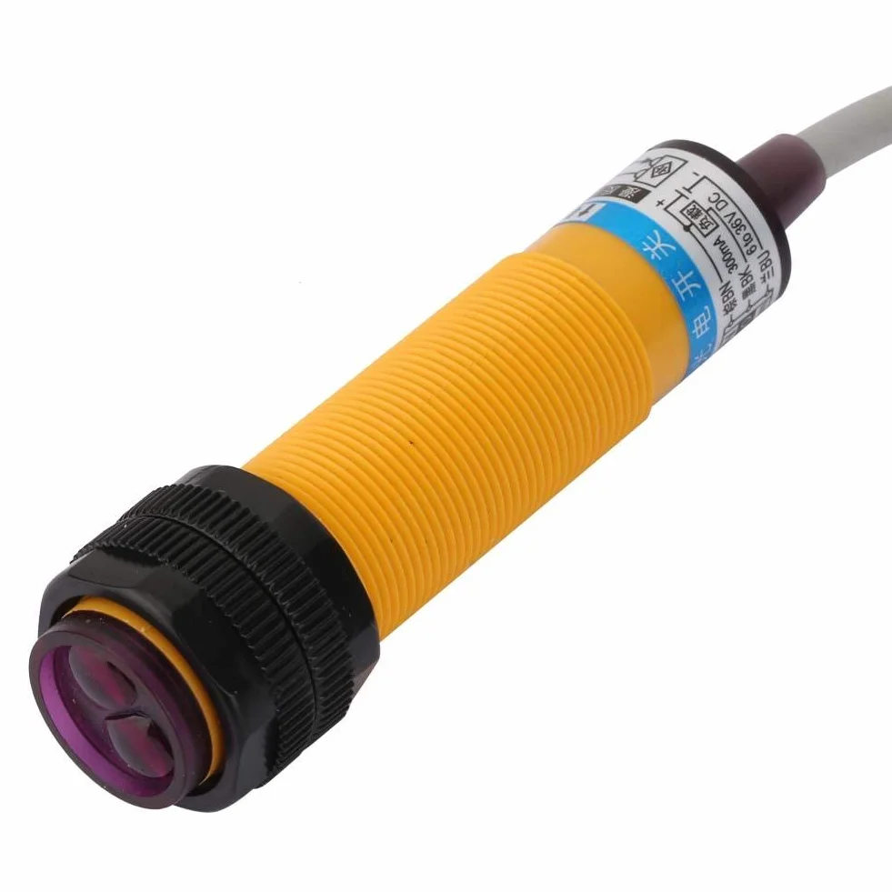 Fotoelektryczny czujnik zbliżeniowy, odległość 10-30 cm NPN NO normalnie otwarty dyfuzyjny czujnik zbliżeniowy przełącznik E3F-DS30C4 czujnik zbliżeniowy DC6-36 V