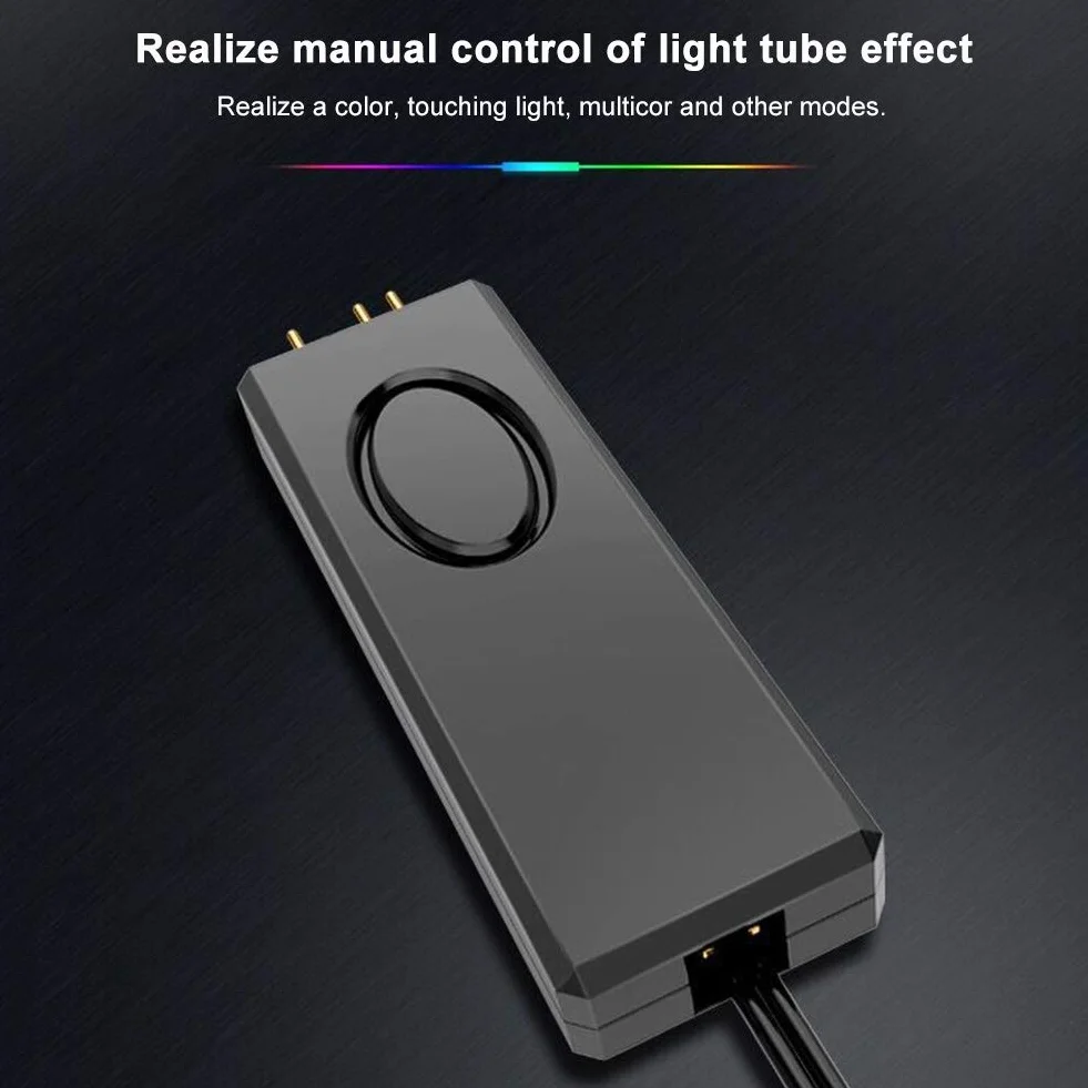 Pilot zdalnego sterowania RF, mini 3-pinowe złącze Argb, pilot zdalnego sterowania, 3-pinowy ARGB, pin SATA, kontroler ARGB 5 V, 3-pinowy kabel do kontrolera RGB, kontroler światła wentylatora