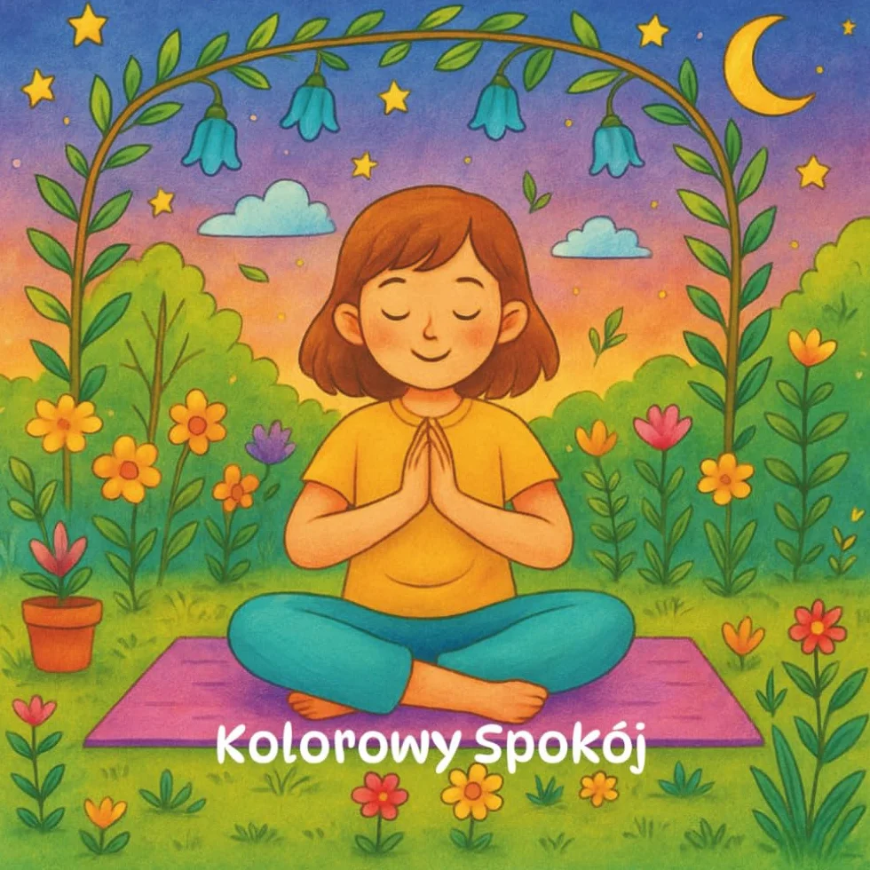 Kolorowanka - Kolorowy Spokój: Malowanka na trudne chwile i czuły odpoczynek.