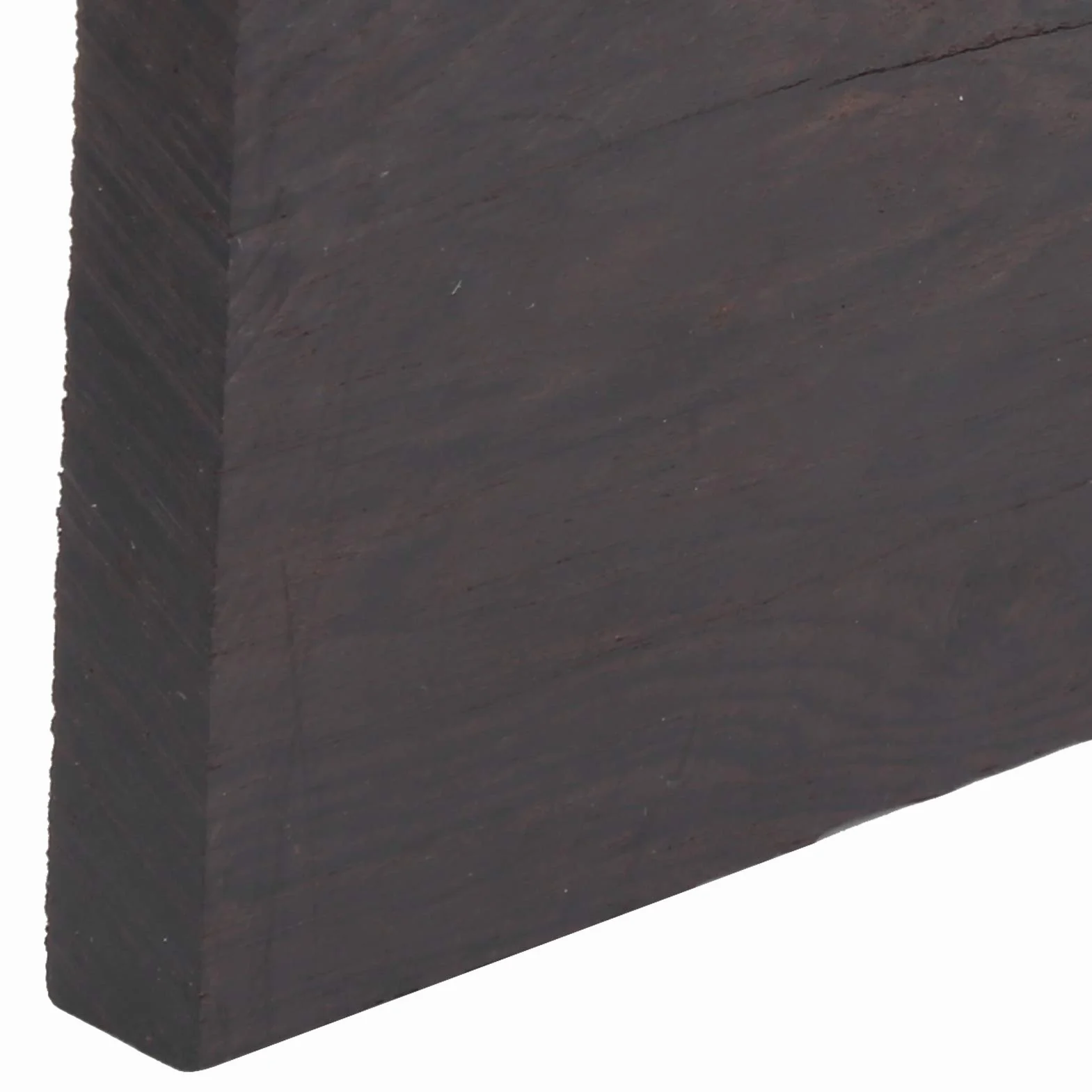 Eujgoov czarny heban drewno puste DIY Craft drewniany uchwyt akcesoria do instrumentów muzycznych (120 * 60 * 10mm)