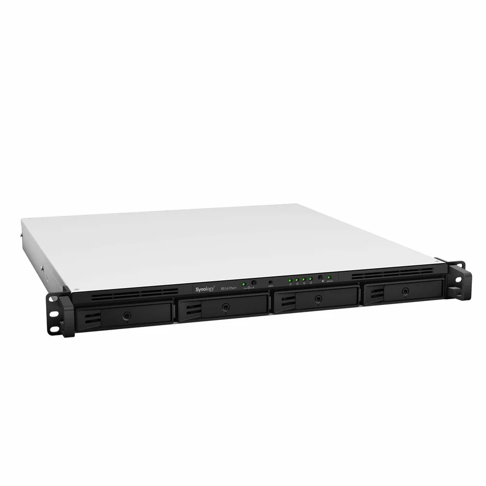 Synology RackStation RS1619xs+ serwer pamięci masowej i pamięci masowej (dysk twardy, SSD, SATA, Serial ATA II, Serial ATA III, 2.5, 3,5", 0, 1, 5, 6, 10, JBOD, Btrfs, Fat, HFS+, Ntfs, ext3, ext4, 2,