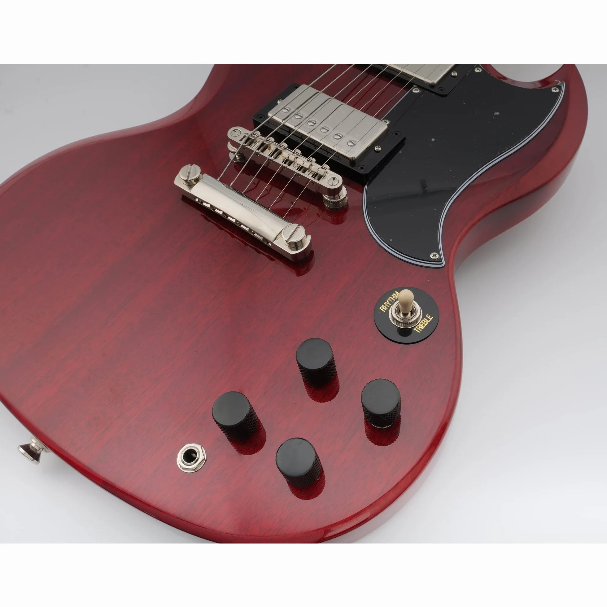 Musiclily Metryczna Płaski Top Metalowa Gałka Potencjometru Dome Knobs do Gitary Elektrycznej Telecaster lub Precision Bass, Czarny (4 szt.)