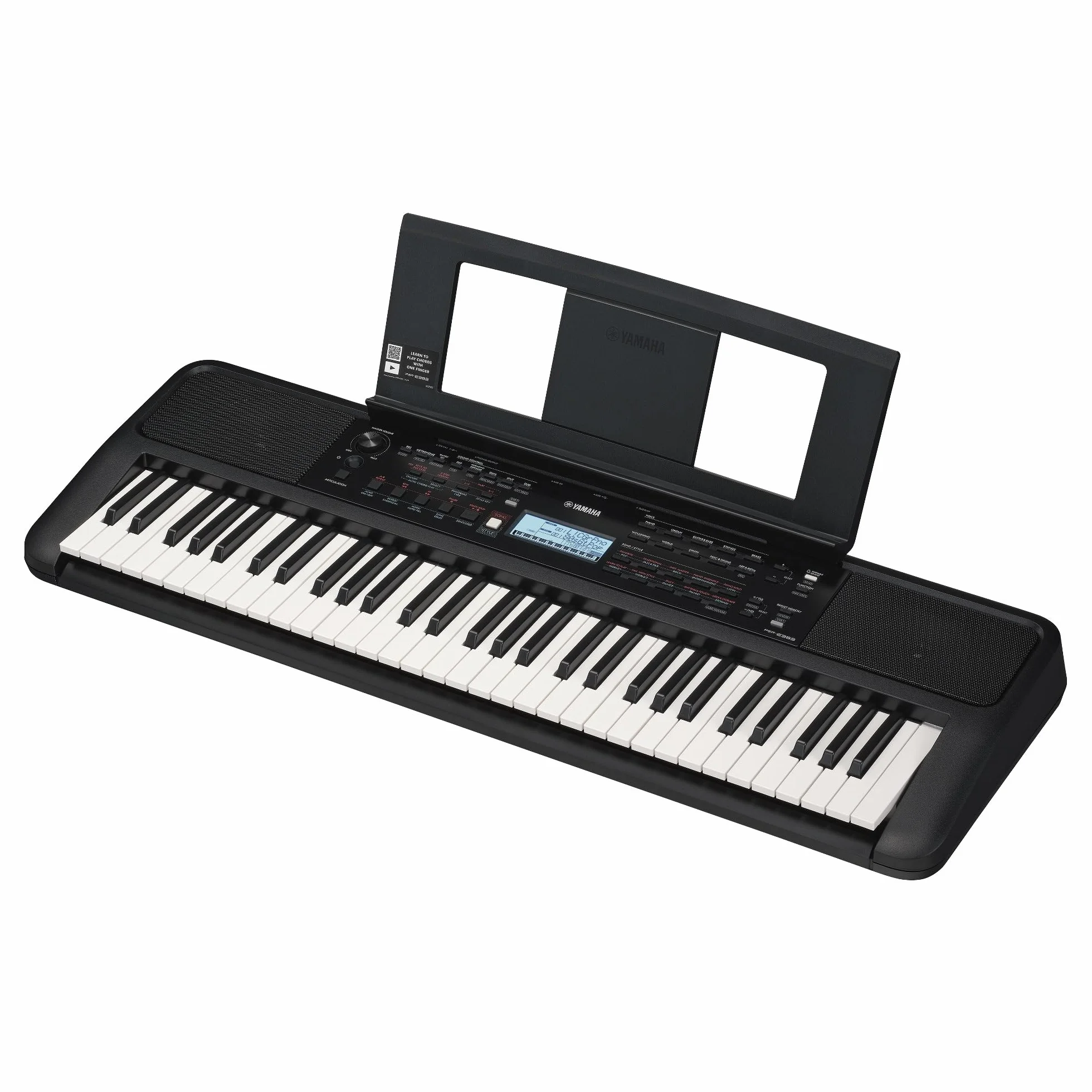 Yamaha PSR-E383 Przenośny Keyboard 61 Czułych na Dotyk Klawiszy, Lekcje Online Yamaha Music School