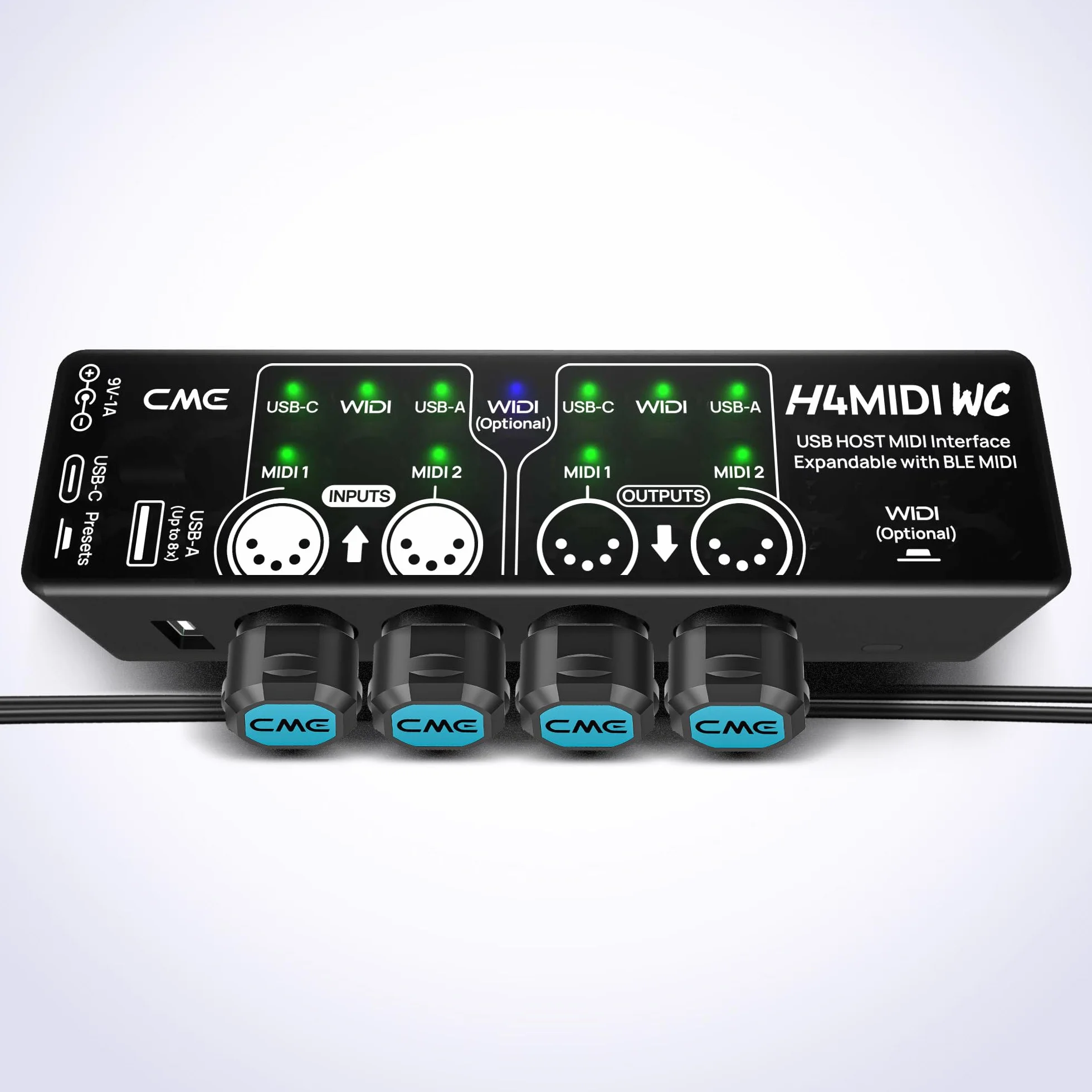 CME TRS MIDI Cable 2-Pack – TRS Type A 3,5 mm do Kątowego 5-Pin DIN, 150 cm – Idealny do Kompaktowych Instalacji i Połączeń Patch