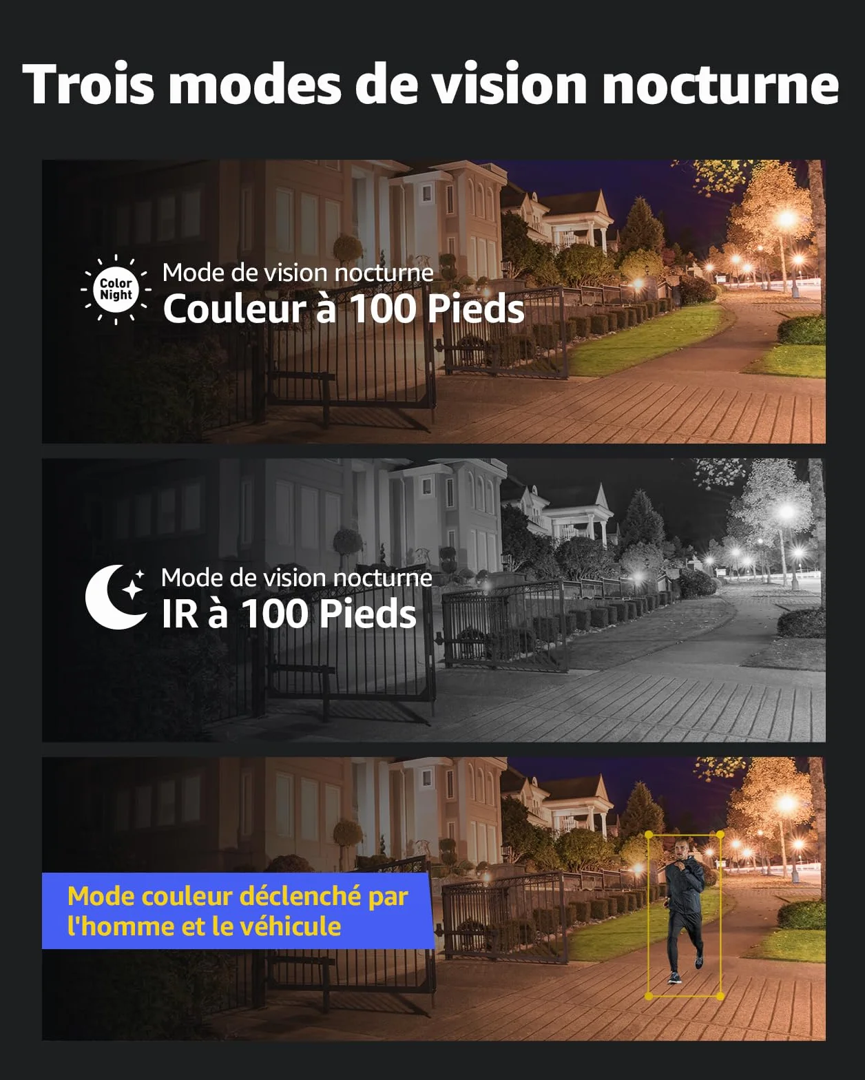 ANNKE 12 MP IP PoE kamera do monitoringu zewnętrznego, kamera zewnętrzna z funkcją rozpoznawania osób i pojazdów, kolorowe widzenie nocne 30 m, H.265+, IP67, 24/7 nadzór wideo, gniazdo na kartę SD do