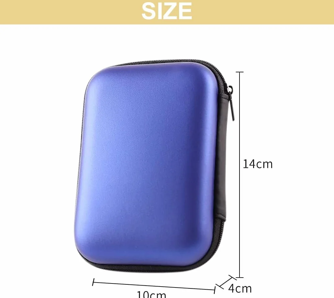 Etui na dysk twardy 2,5 cala i SSD wytrzymałe etui odporne na uderzenia etui do przenośnego/ekstremalnie przenośnego dysku twardego SSD, twarde etui do noszenia w podróży