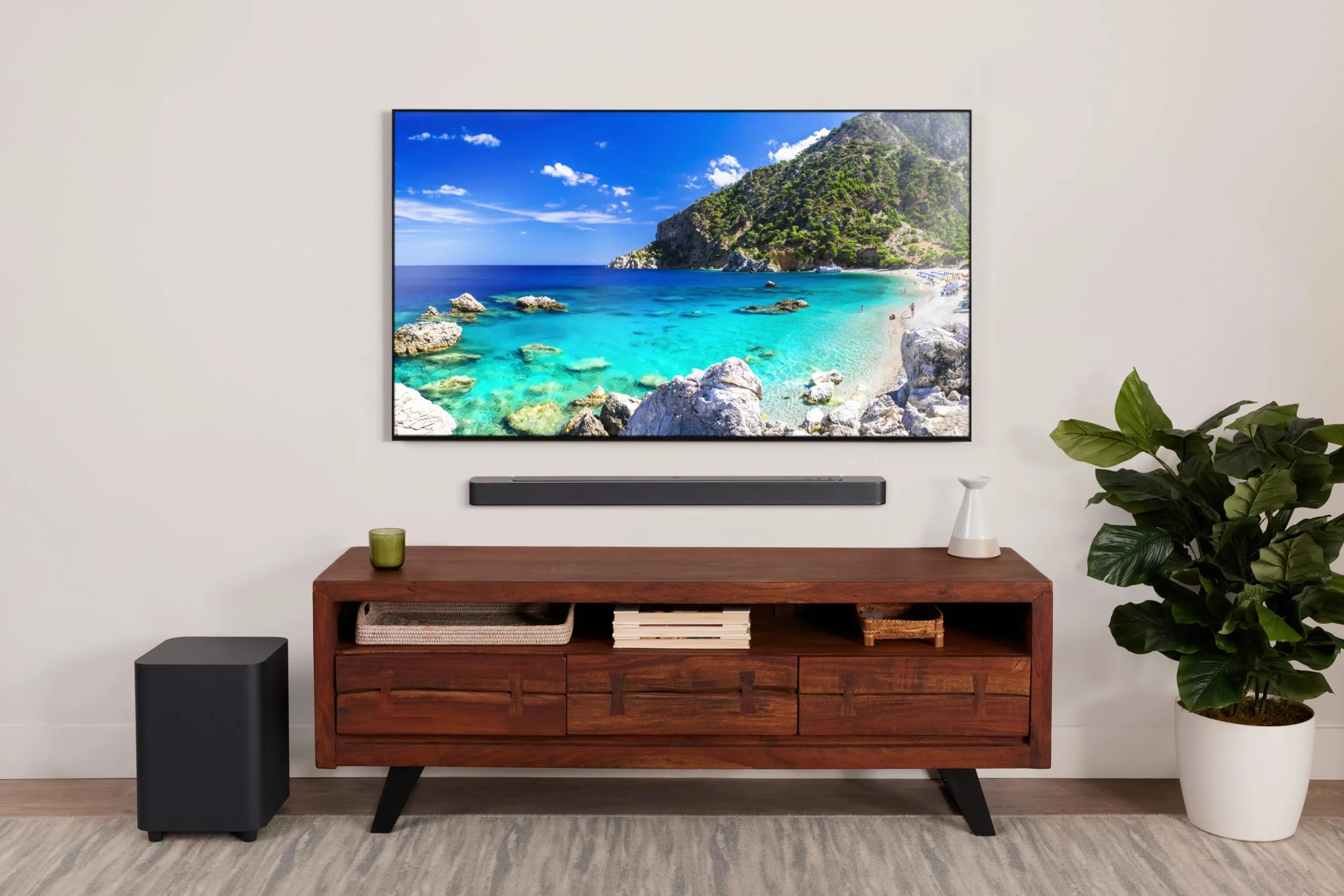 JBL Bar 500 - kompaktowy 5.1-kanałowy głośnik soundbar z funkcją MultibeamTM, Dolby Atmos, HDMI eARC 4K Dolby Vision, listwa dźwiękowa z niesamowitymi efektami dźwiękowymi i wrażeniami z kina