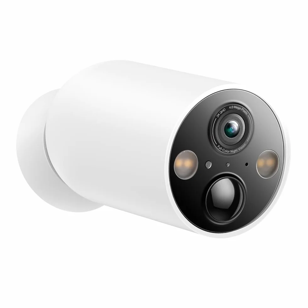 TP-Link Tapo C425 | Kamera zewnętrzna Wi-Fi 2K QHD na baterie | Kolorowy tryb nocny | AI detekcja | Obsługa przez stację H200 | Kompatybilna z Alexa i Google Home
