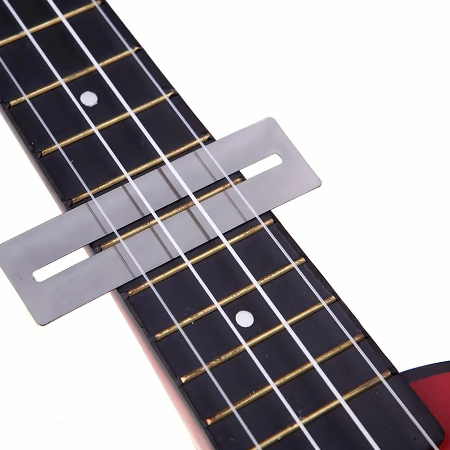 4 sztuki ochraniaczy na klawiaturę gitarową, ochraniacze na palce ze stali nierdzewnej, szlifowanie ochraniaczy klawiszy gitarowych, do wykańczania i polerowania klawiszy