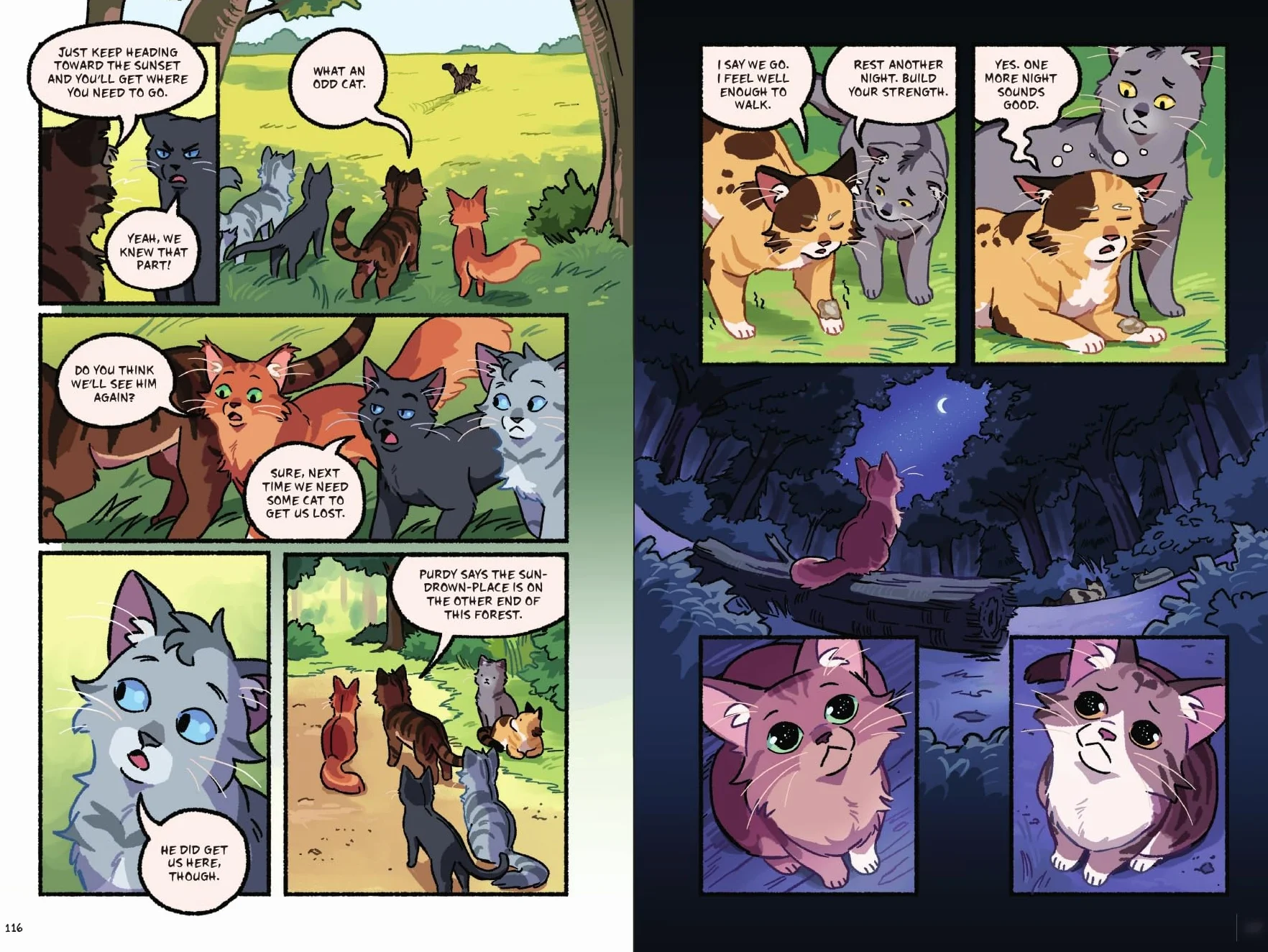 Warriors Graphic Novel: The New Prophecy, Part One of Three: 4