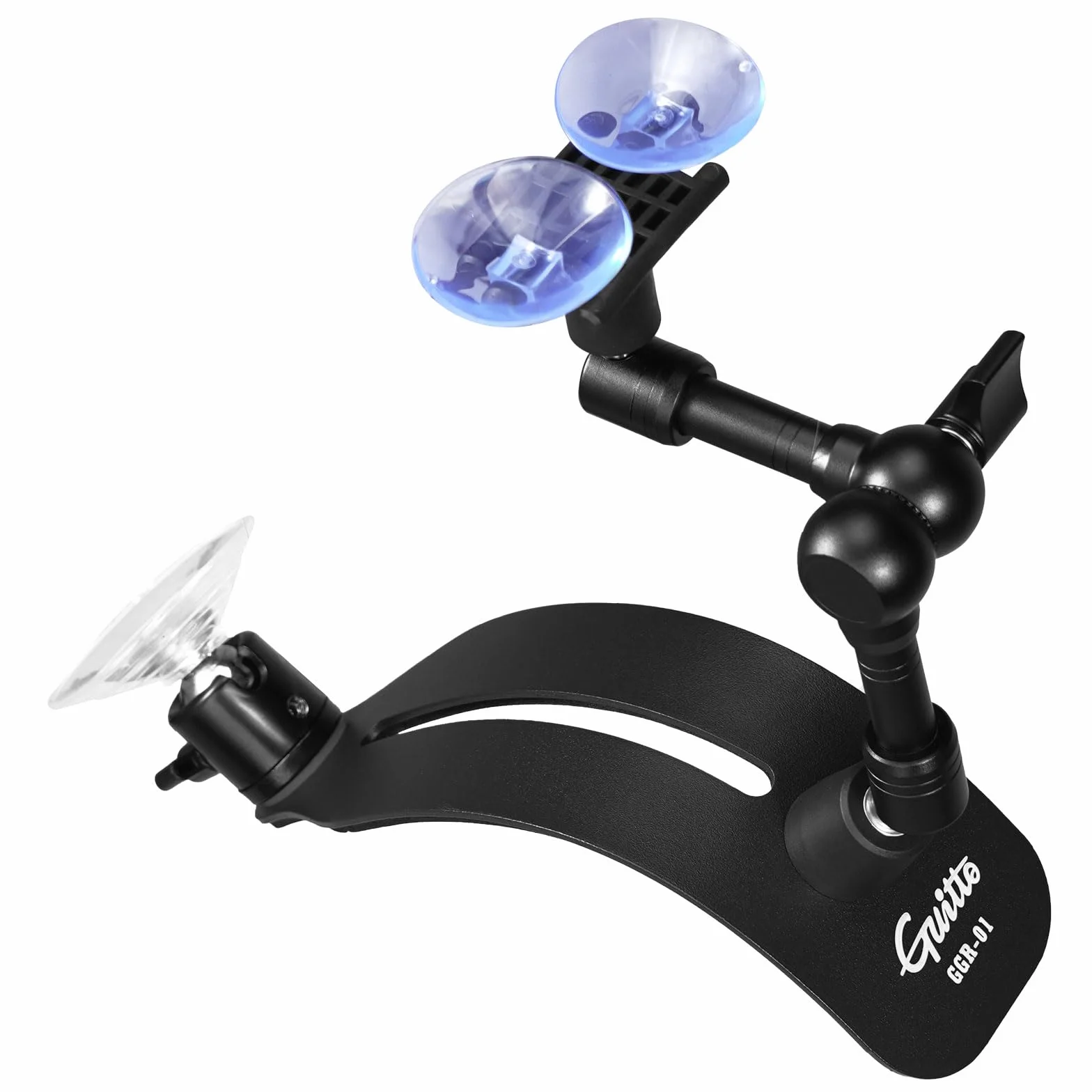 GUITTO Podpórka do Gitary Klasycznej – Ergonomiczny Stabilizator z Szybką Regulacją Kąta (System Blokady), Uniwersalna do Gitar Akustycznych z Lakierowaną Powierzchnią (GGR-01)