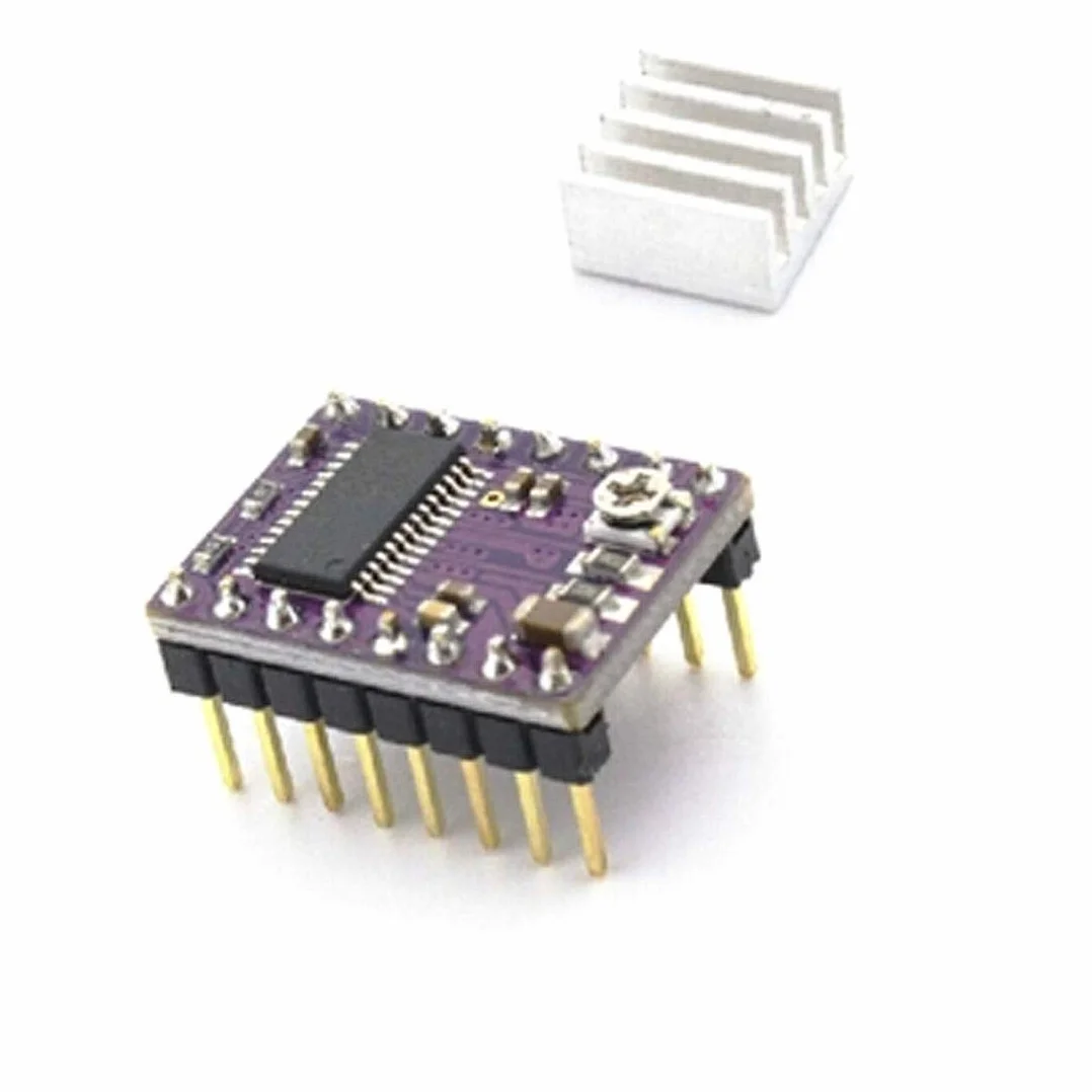 Hailege 5 szt. DRV8825 moduł napędowy silnika krokowego do drukarki 3D RepRap 4 RAMPS1.4 StepStick Odpowiedni dla silników krokowych 8,2V~45V 2,5A