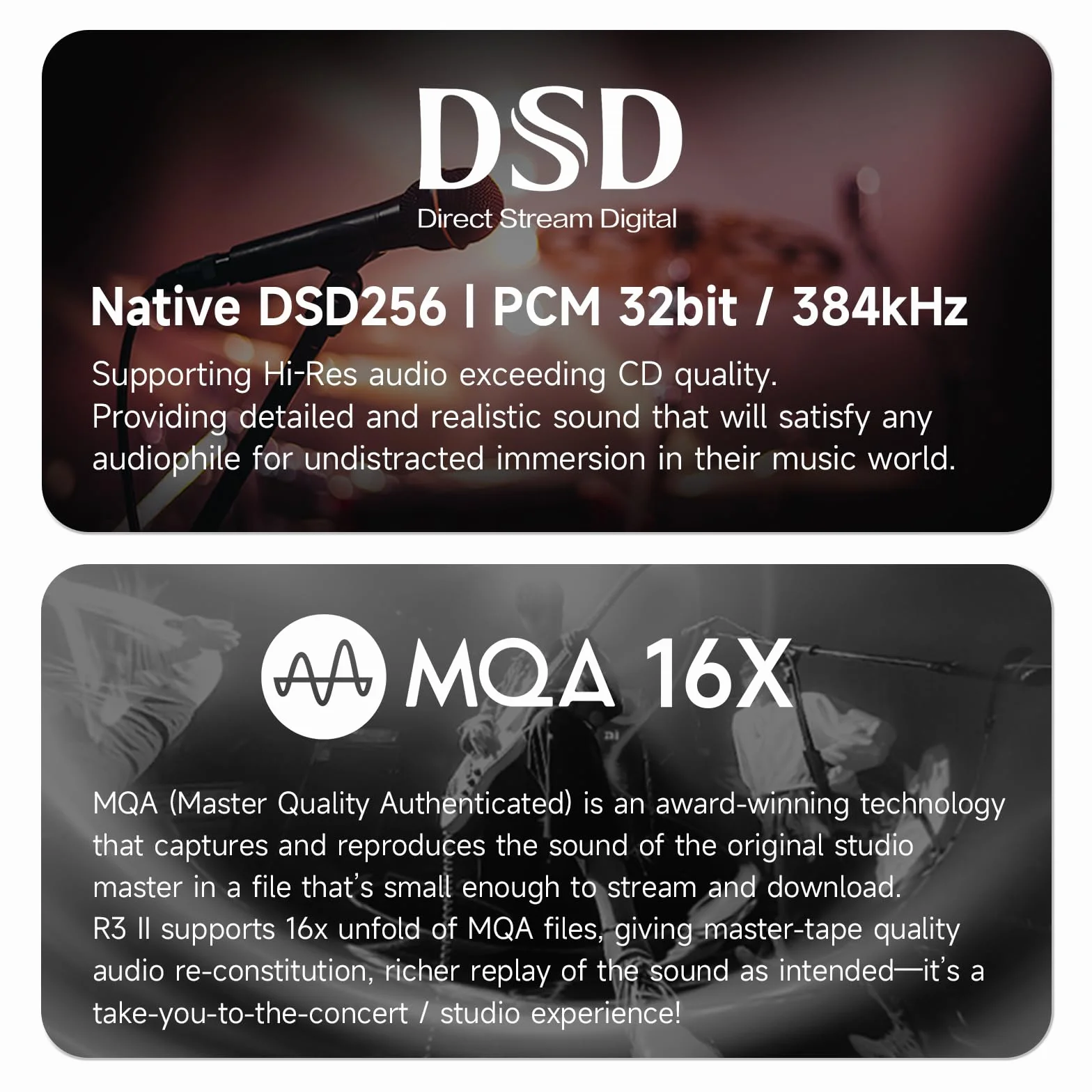 HiBy R3 II 2025 odtwarzacz Hi-Res Audio - podwójne chipy DAC, dekodowanie MQA, odtwarzacz Qobuz/Tidal z Bluetooth 5.1, porty 3.5mm SE/4.4mm BAL | Możliwość rozszerzenia pamięci do 2TB