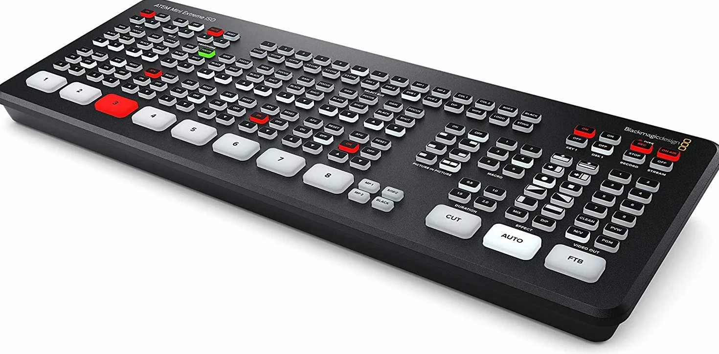 Blackmagic Design Atem Mini Extreme ISO Mikser wizyjny, Czarny, 50 x 19.1 x 8.2 cm