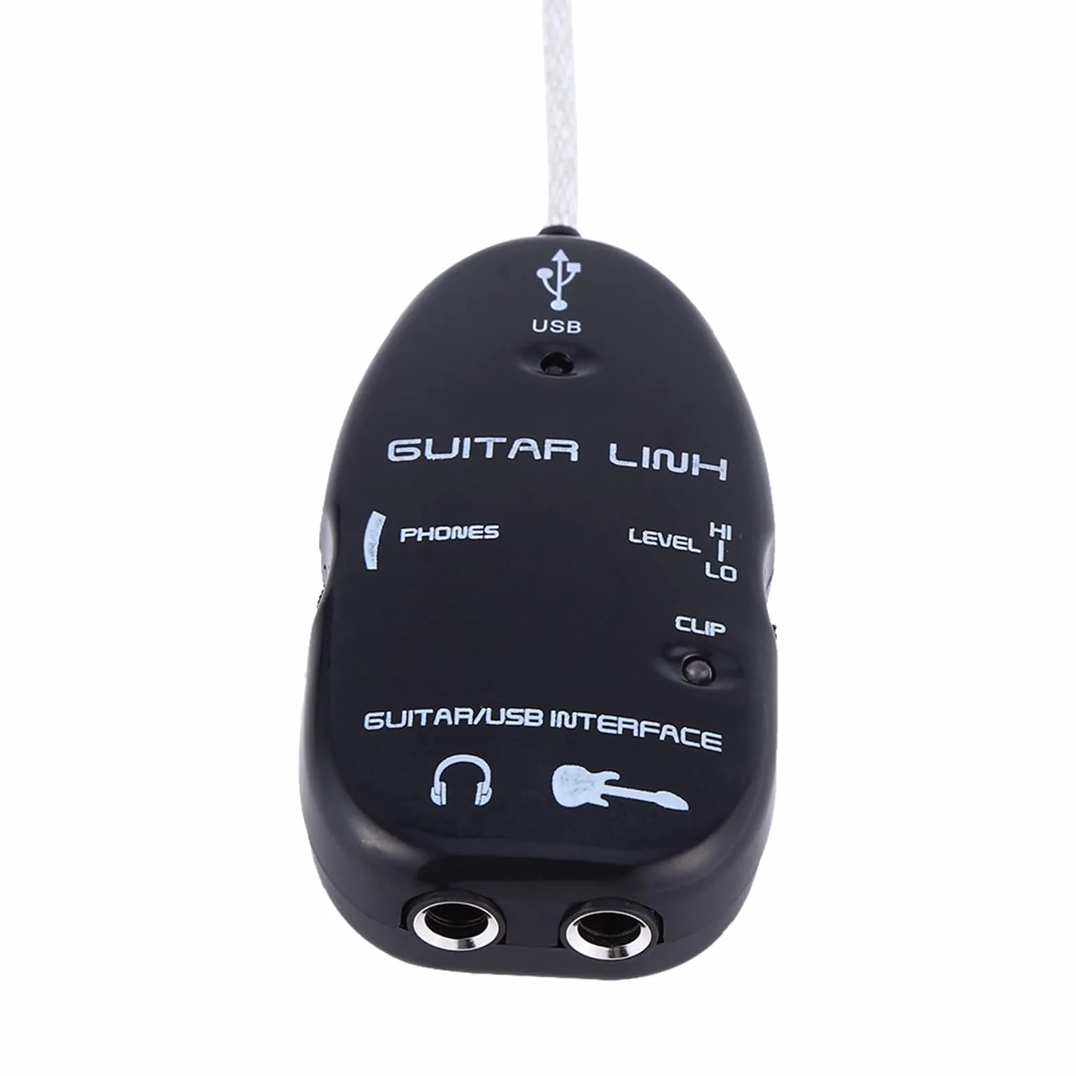 Kabel Rocksmith, profesjonalny kabel łączący do gitary USB, łatwa instalacja typu plug and play, sprzęt do nagrywania gitary z komputerem i jest odpowiedni do monitorowania