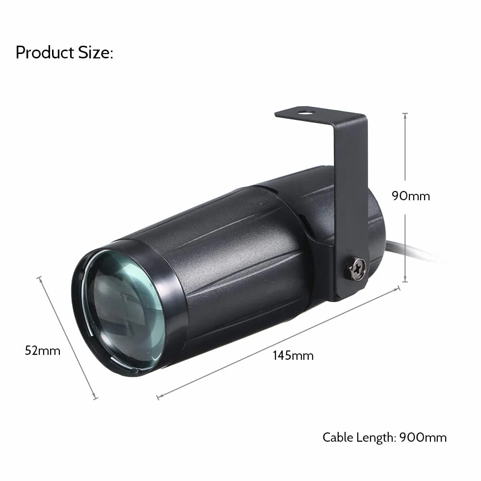 Lixada 1 10 W LED Pinspot Light, oświetlenie świąteczne