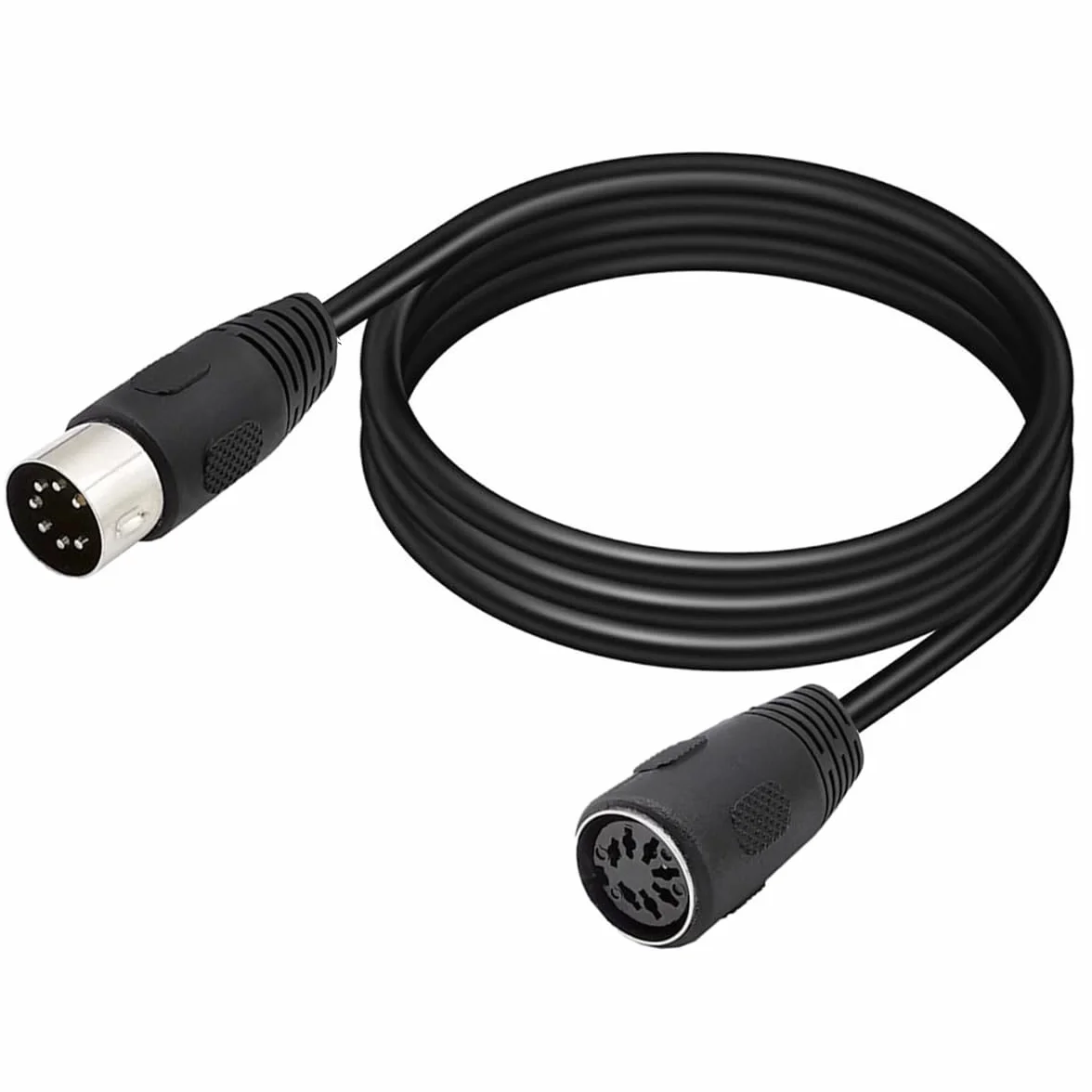 7-pinowy kabel DIN, Midi 7-pinowy Din męski do żeński, interfejs kontrolera, kabel audio do Bang & Olufsen, Naim, Quad Stereo (1,5 metra)