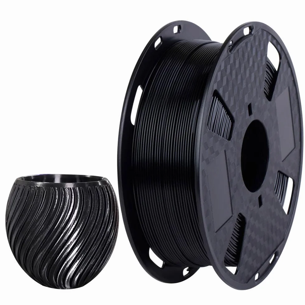 CC3D filament PETG standard czarny 1KG 1,75 mm filament do drukarki 3D FDM czarny filament PETG 1 kg 3D materiały do druku