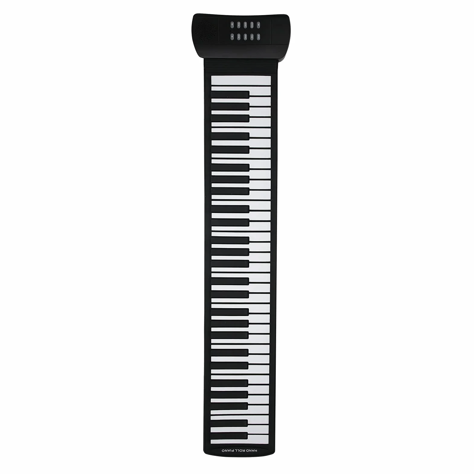 61 Klawiszy Składane Pianino Ręczne, Silikonowa Klawiatura Elektryczna do ładowania, Składana Klawiatura Fortepianowa Instrument Muzyczny