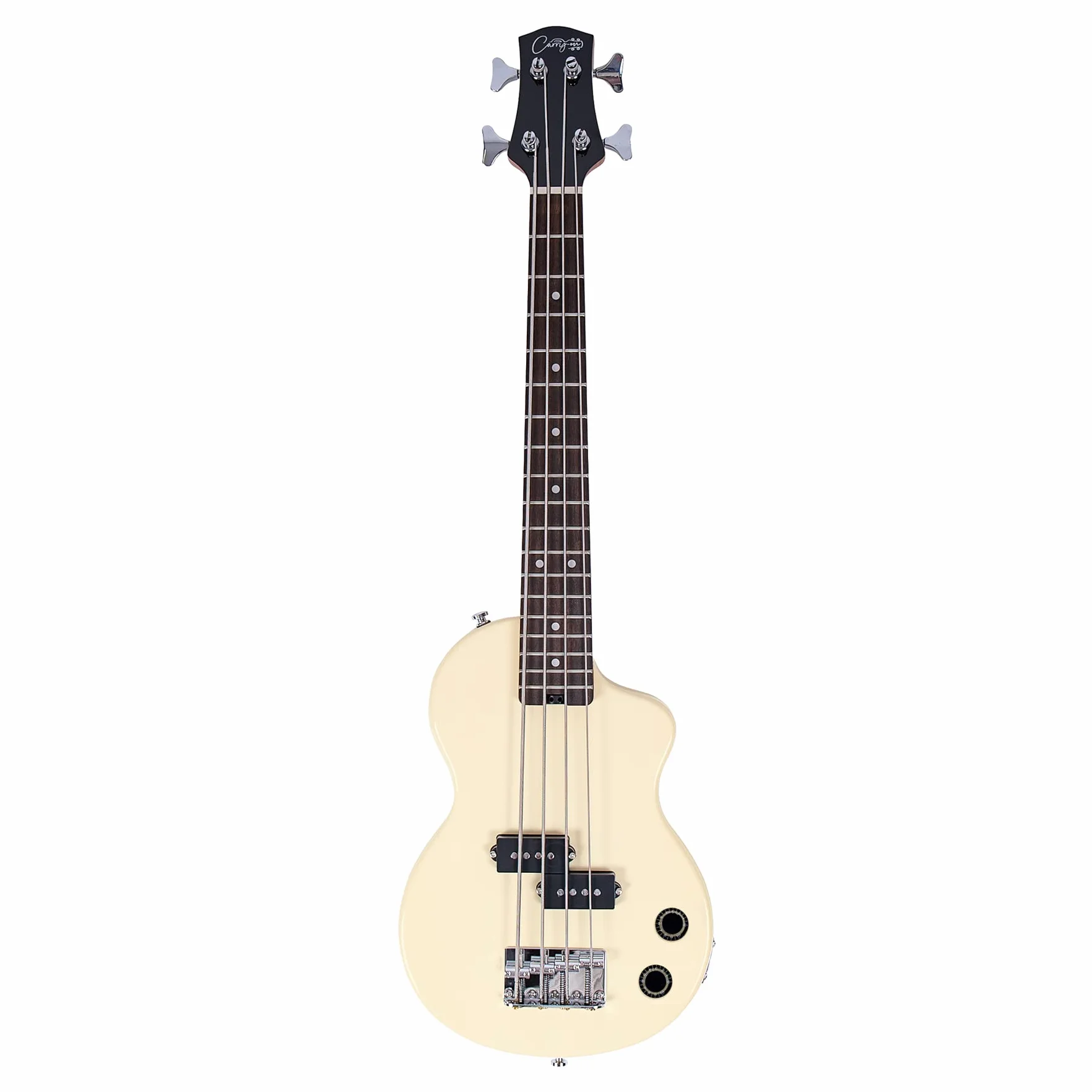 Carry-on Blackstar Mini elektryczna gitara basowa vintage biała