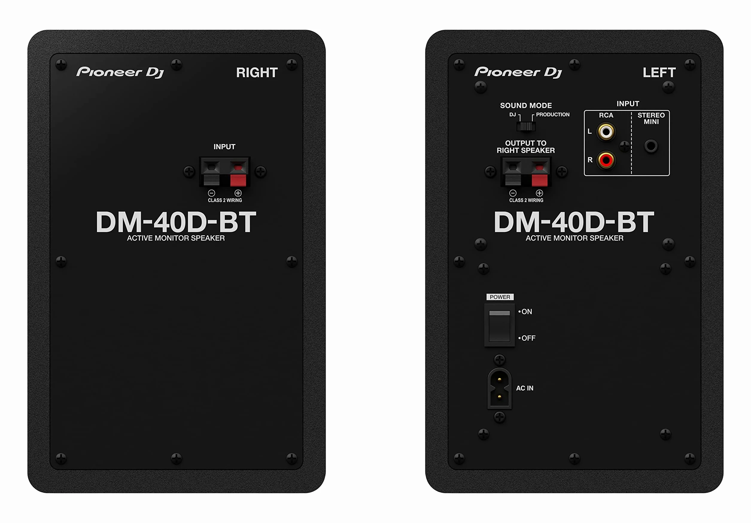 Pioneer Dj Dj Dm-40D-Bt Głośniki, Czarny, 4''