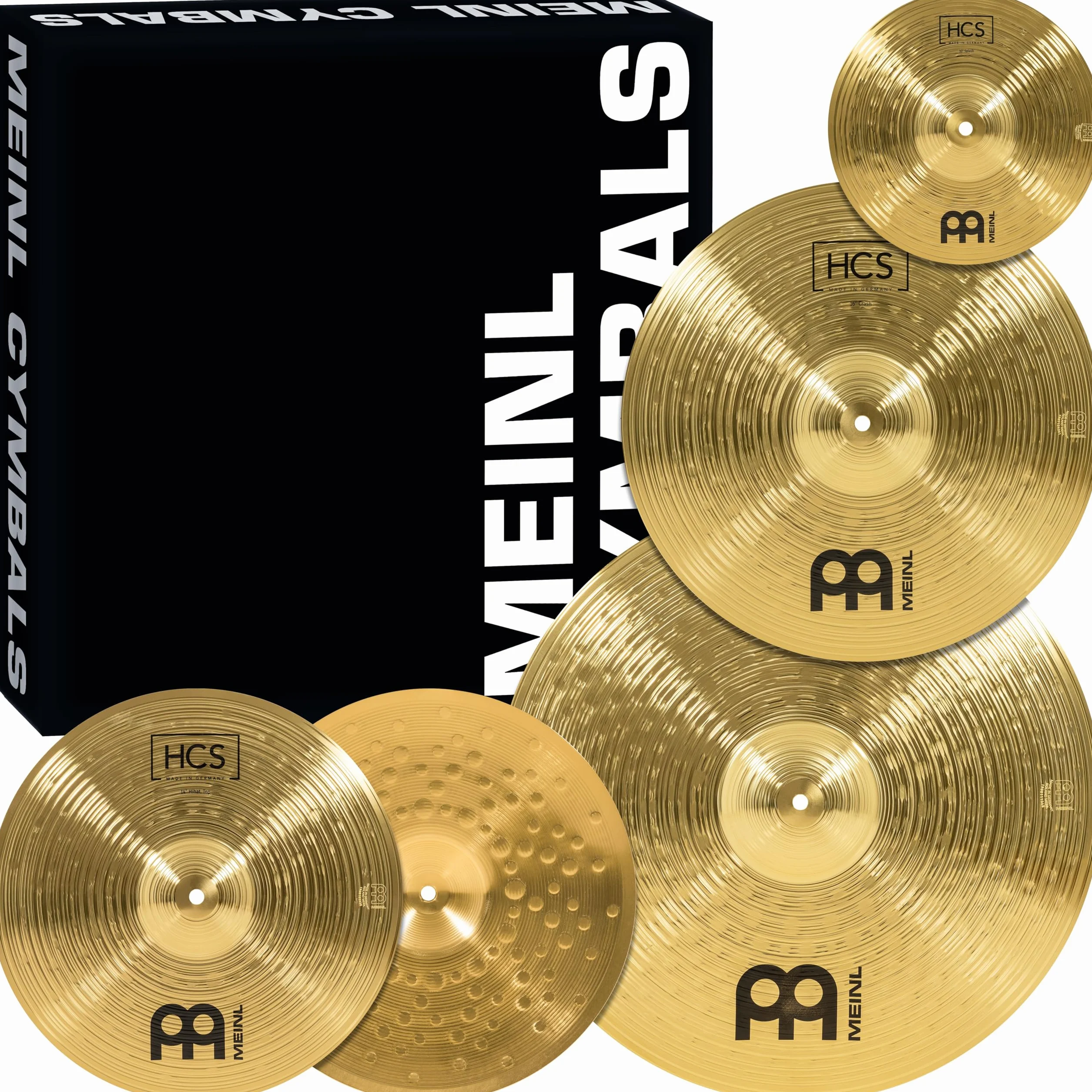 Meinl HCS Cymbal Set Special Edition with free Splash - Zestaw talerzy