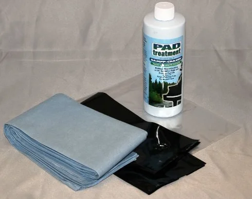 Klavier-Luftbefeuchter-Behandlung, 473 ml Flasche + 4 Pads + 2 Einsätze