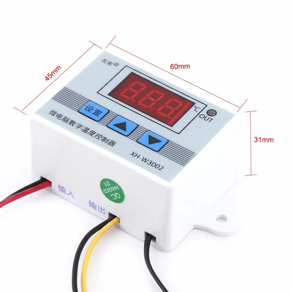 Termostat cyfrowy z regulatorem temperatury do klimatyzacji i ogrzewania (AC220V)
