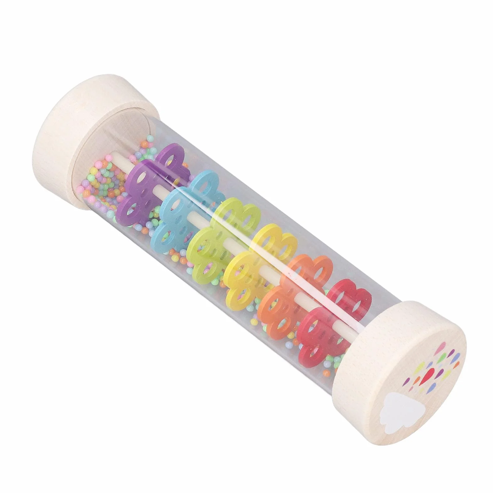 Rainmaker Rain Stick Drewno Drewno Kolorowa Muzyka Edukacja Deszczowa Shaker do Domu Przedszkola L Tworzenie Prawdziwego Deszczu S Deszczowy Patyk Shakerrain Kij Toyrain Dźwięk