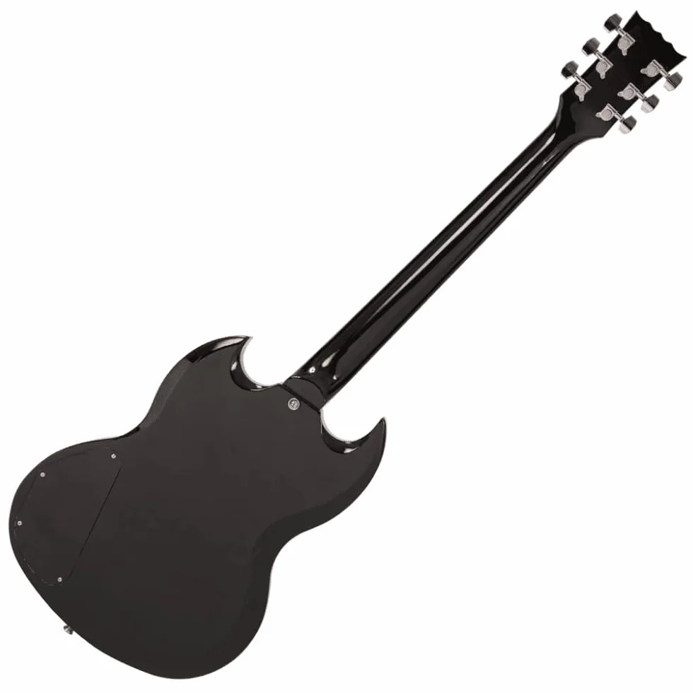 VINTAGE V69 COASTER SERIES GITARA ELEKTRYCZNA - CZARNA BŁYSZCZĄCA